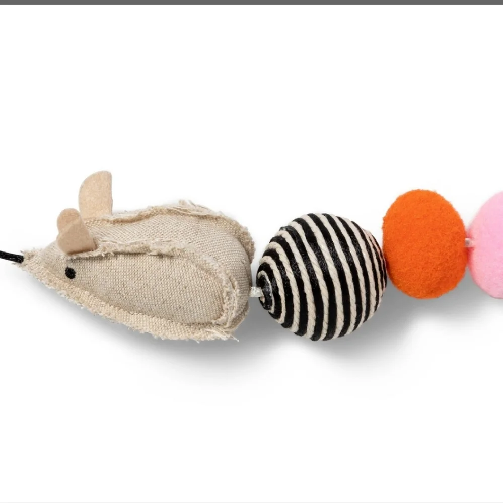 Boots & Barkley - Wand Tassels The Mouse Cat Toy
